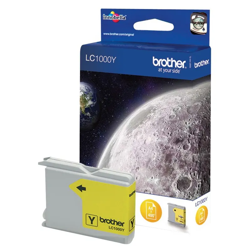 Cartouche Jet d'encre Originale Brother LC1000Y / Jaune