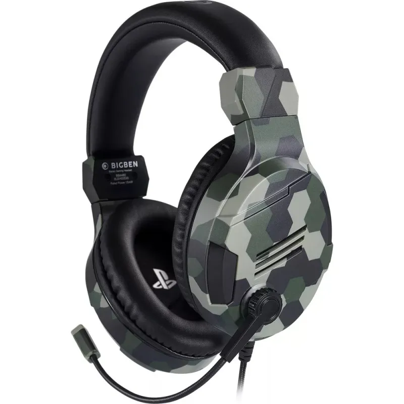 CASQUE MICRO GAMER POUR PS4, PC, MAC ET APPAREILS MOBILE OFFICIEL SONY V3 / Camouflage