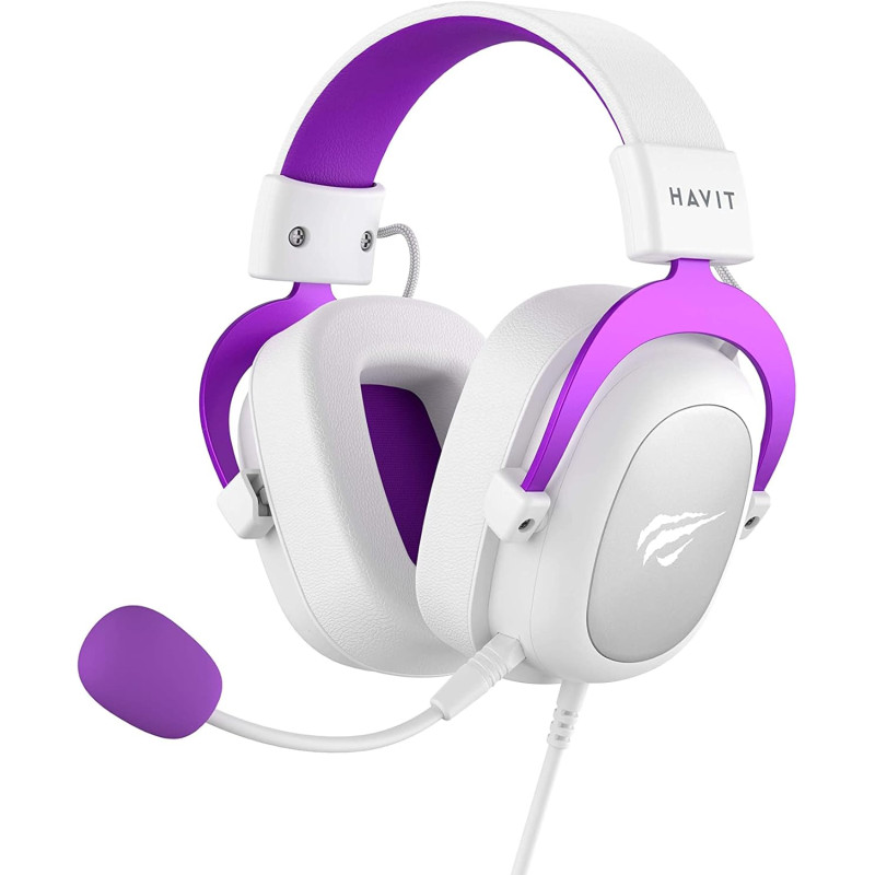 CASQUE MICRO Gaming HAVIT H2002D / Blanc