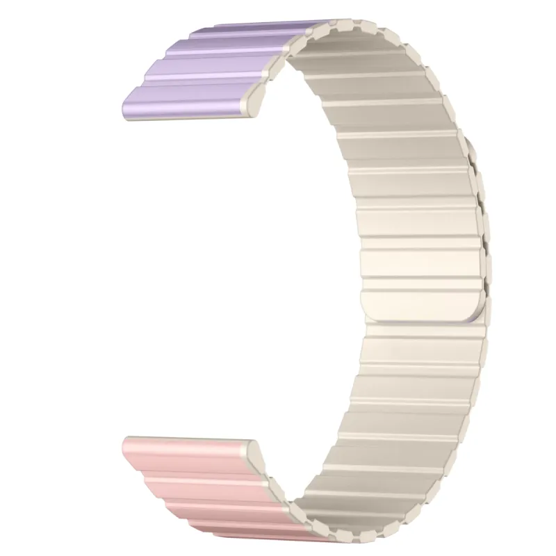 Ceinture Bracelet Connectée KIESLECT 22MM / Pink + Purple + Khaki