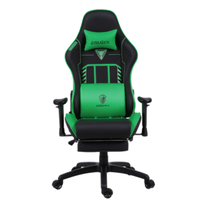 Chaise GAMING DOWINX LS6670 / Vert / Avec Accoudoirs et repose pieds