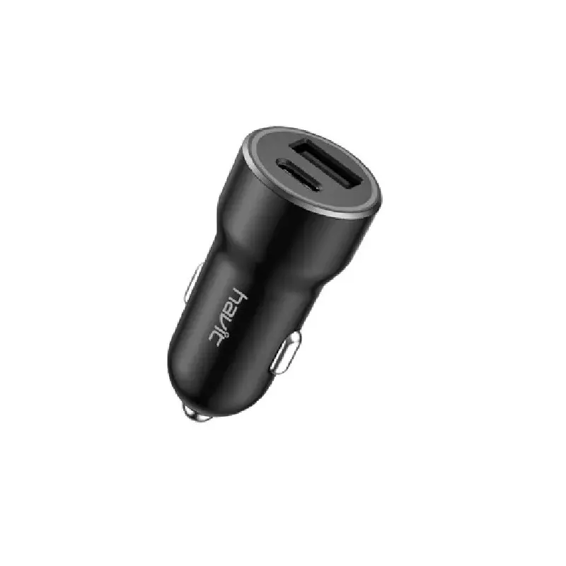 Chargeur Allume Cigare HAVIT CC2022 / USB Type C + USB QC 3.0