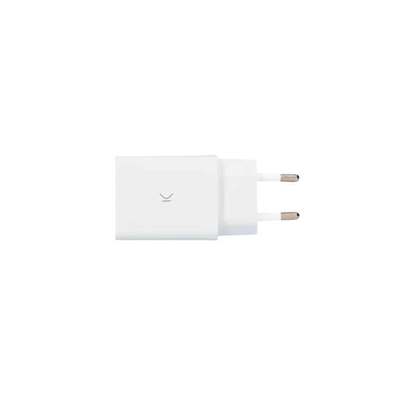 CHARGEUR KSIX Port USB-A pour iPhone avec Câble USB-A 2.4A vers Lightning 1 m/ 12W / BLANC