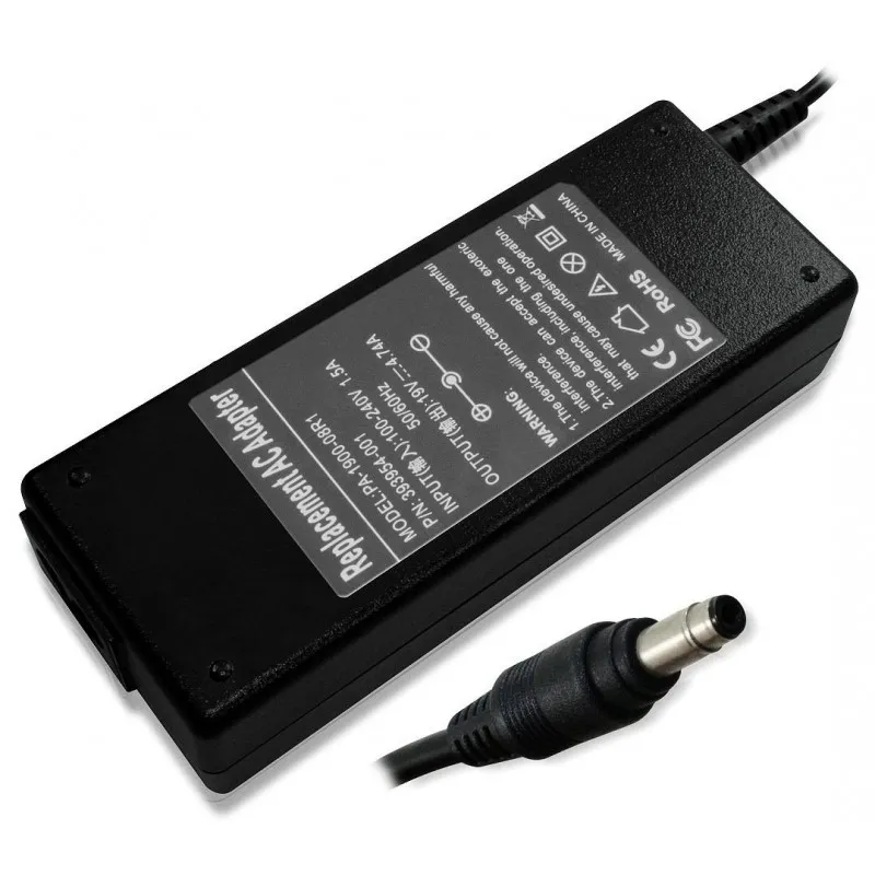 Chargeur pour Pc portable HP 18.5V / 3.5A Petit Bec