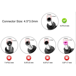 CHARGEUR POUR PC PORTABLE  MSI 20V  9A / Noir
