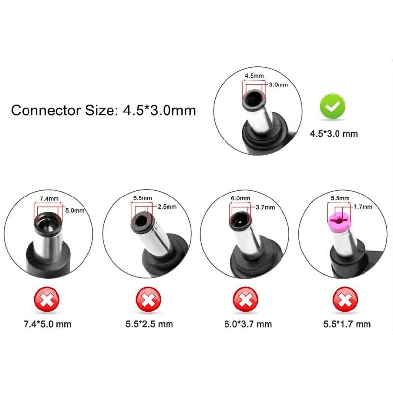 CHARGEUR POUR PC PORTABLE  MSI 20V  9A / Noir