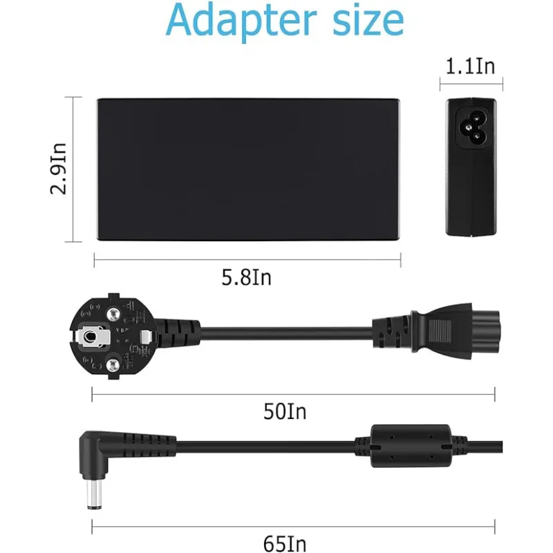 CHARGEUR POUR PC PORTABLE  MSI GF63 120W