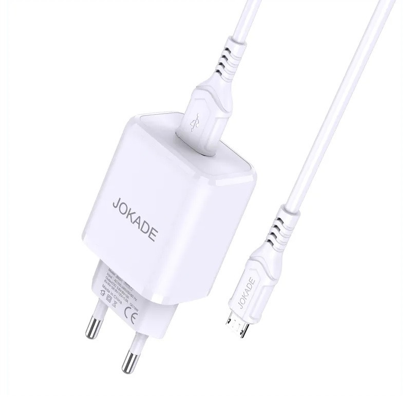 Chargeur Pour Smartphone JOKADE JB032 / USB Vers Micro USB / 18 W