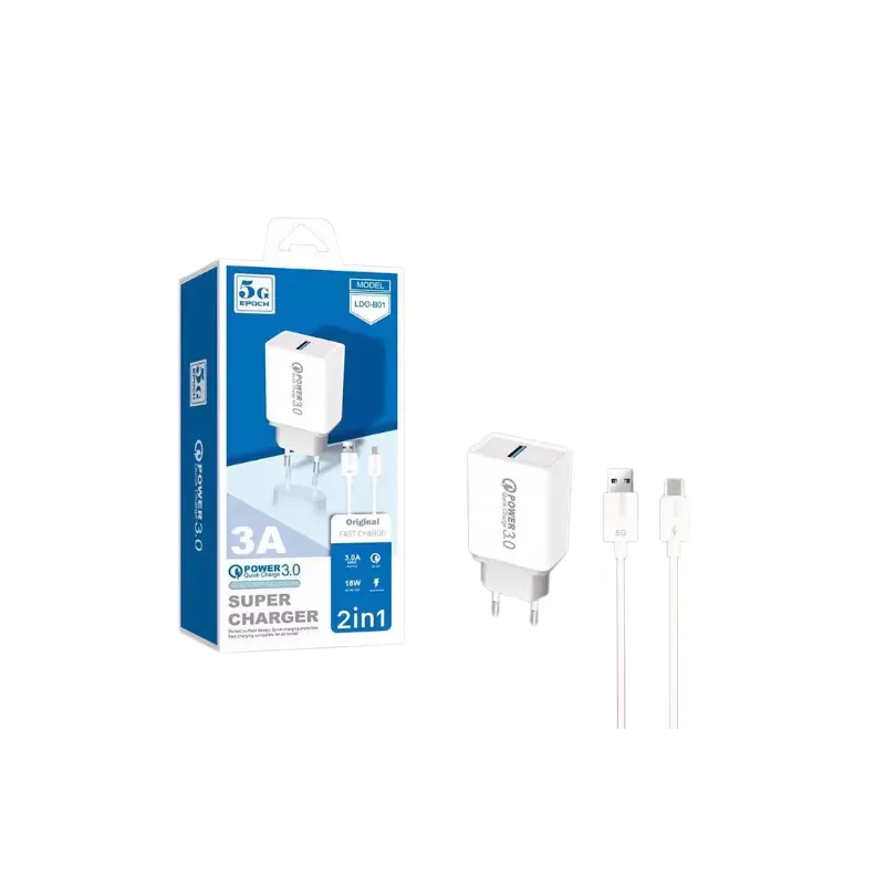 Chargeur secteur avec cable Lightning / 18W