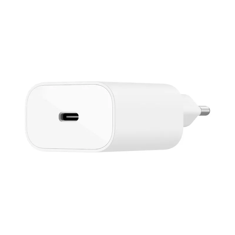 Chargeur Secteur Belkin USB-C 25 W + Câble LIGHTNING  1m  / Blanc
