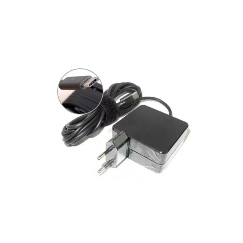 Chargeur Secteur Pour Pc Portable Lenovo Type C / 65W
