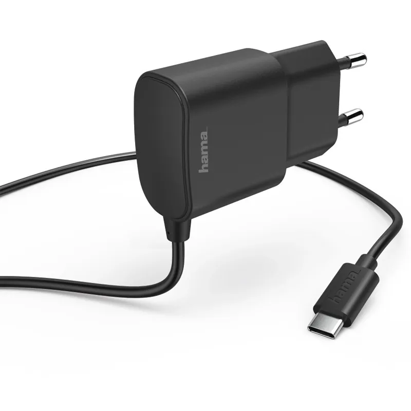 Chargeur USB-C HAMA 12 W / Noir