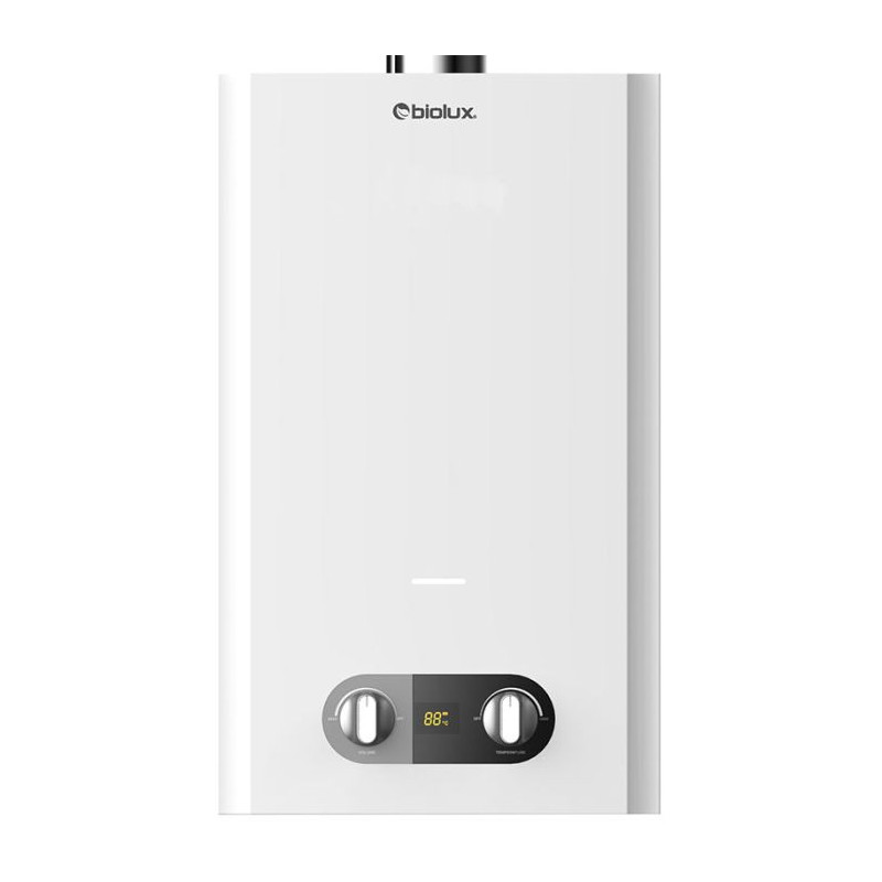 CHAUFFE BAIN BIOLUX 6 LITRES GAZ BOUTEILLE / BLANC