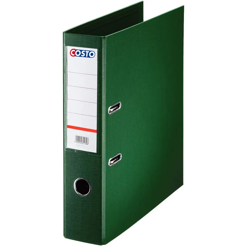 Classeur à levier COSTO Pro Dos 75 mm A4 / Vert