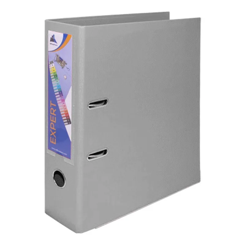 Classeur à levier OfficePlast Expert Dos 80mm / Gris
