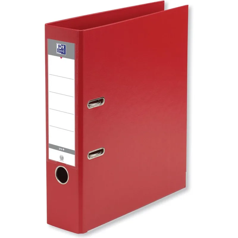 Classeur à levier Oxford Smart Pro+ Dos 80 mm A4 / Rouge
