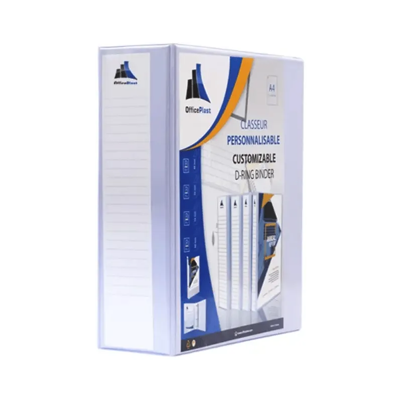 Classeur PVC Evidence D65 DOS90MM / BLANC
