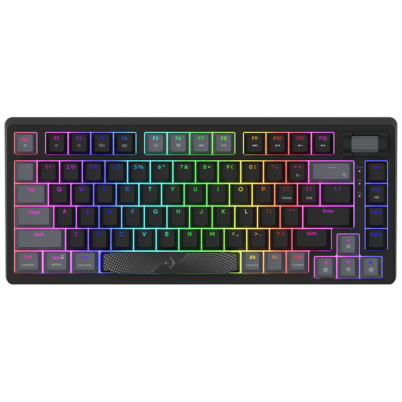 Clavier Gaming Filaire Mécanique AQYRIS ADARA MINI LE / 100% Anti-Ghosting / RGB / USB-C / Noir