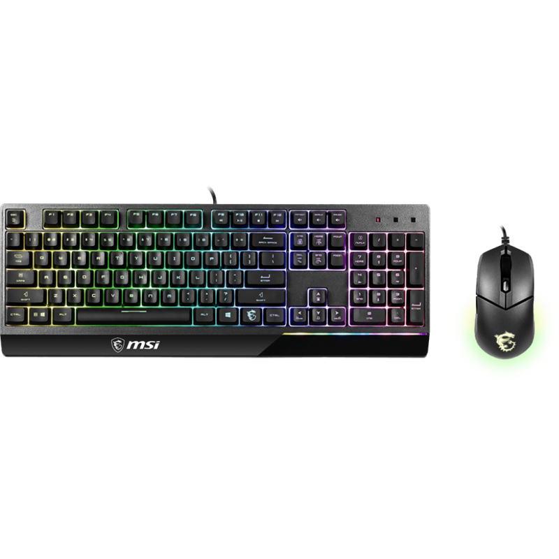 Clavier Gaming MSI VIGOR GK30 COMBO RGB / USB / AZERTY / Noir