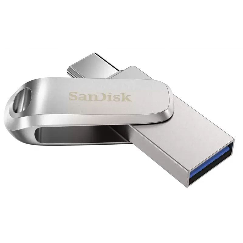 Clé USB SanDisk Ultra Dual Drive Luxe Type C / 64 Go