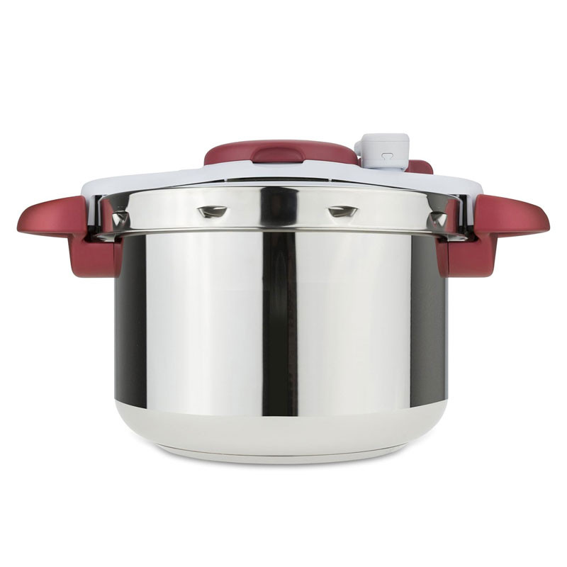 Cocotte Clipso TEFAL Minute Easy 6 Litres - Rouge & Blanc