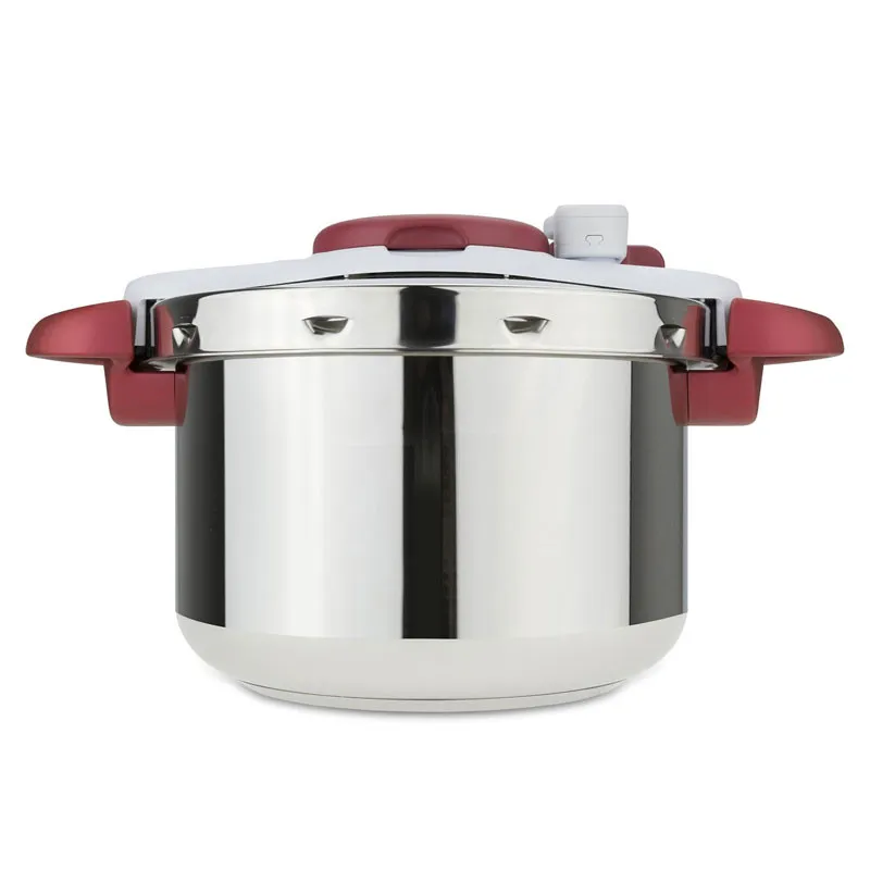 Cocotte Clipso TEFAL Minute Easy 6 Litres - Rouge & Blanc