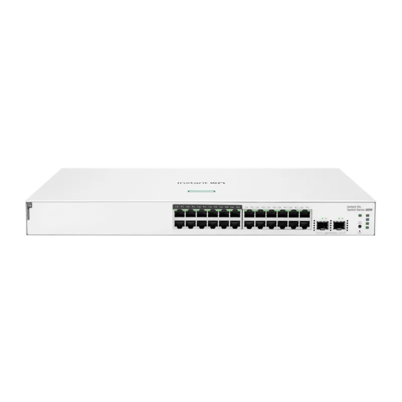 Commutateur Aruba Instant On 1830 24G 12p Classe 4 PoE 2SFP 195 W