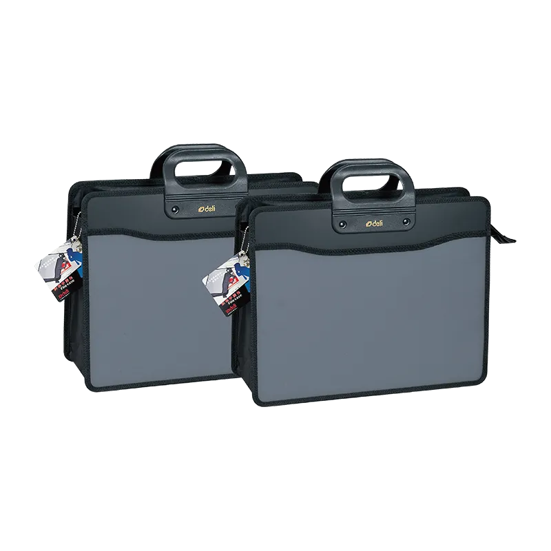 CONFERENCIER AVEC FERMETURE ZIP DELI / 460x390x30MM / NOIR