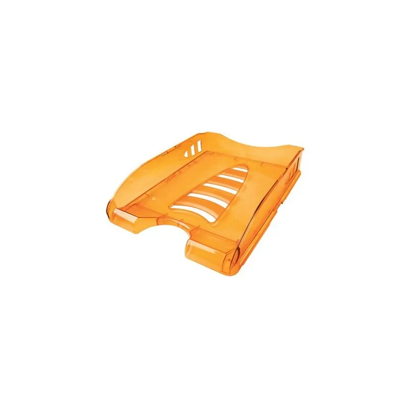 CORBEILLE À COURRIER SUPERPOSABLE SUNRISE ARDA / Orange transparent