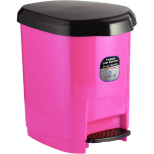 CORBEILLE A PAPIER ARK 1580 AVEC PEDAL / 20 LITRES / ROSE