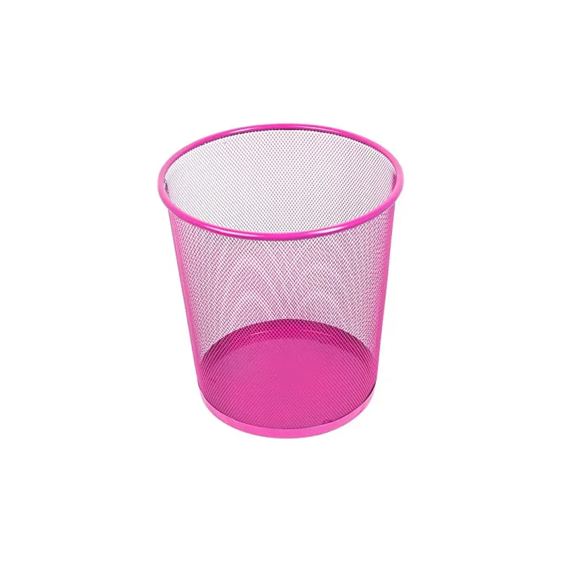 Corbeille à papier de bureau Métal / Rose