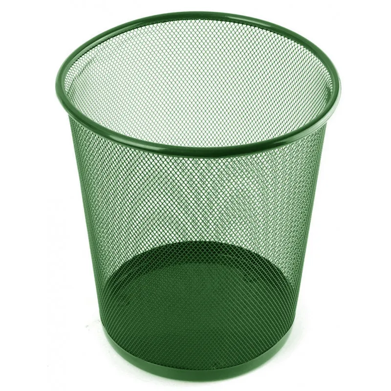 Corbeille à papier de bureau Métal / Vert
