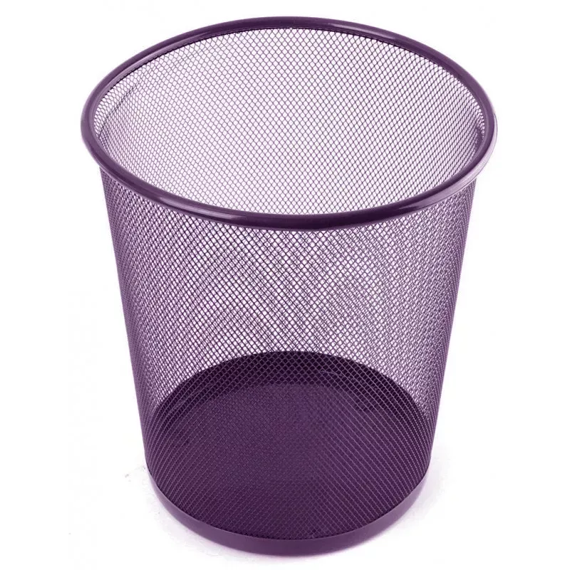 Corbeille à papier de bureau Métal / Violet