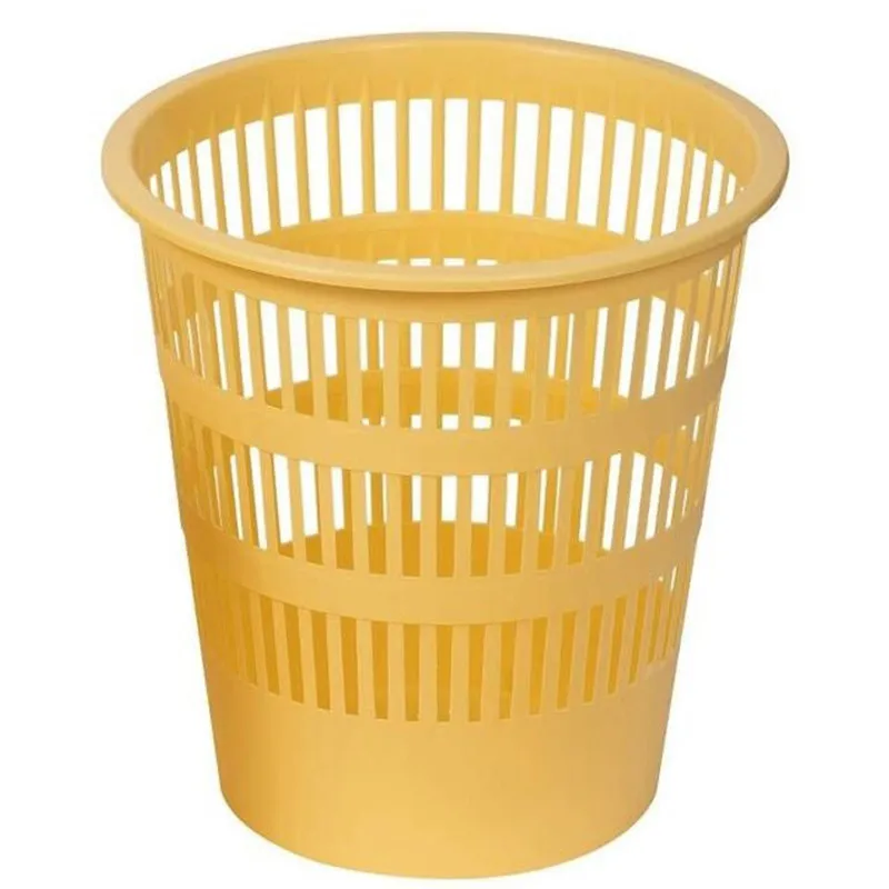 Corbeille à papier Faibo 12L / Jaune Pastel