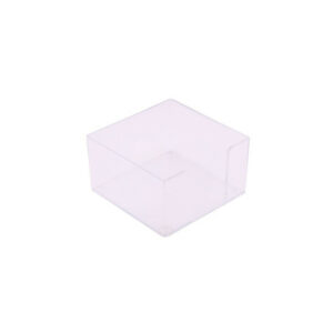 CUBE PLASTIQUE TRANSPARENT ARK 567 / 9X9X5 CM / TRANSPARANT