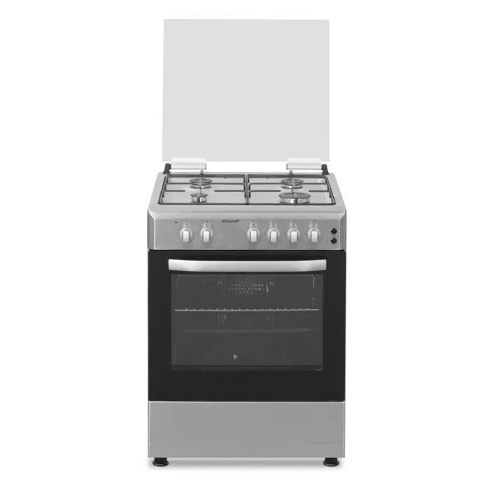 Cuisinière a Gaz Brandt BGE6241X / 4 Feux / Inox