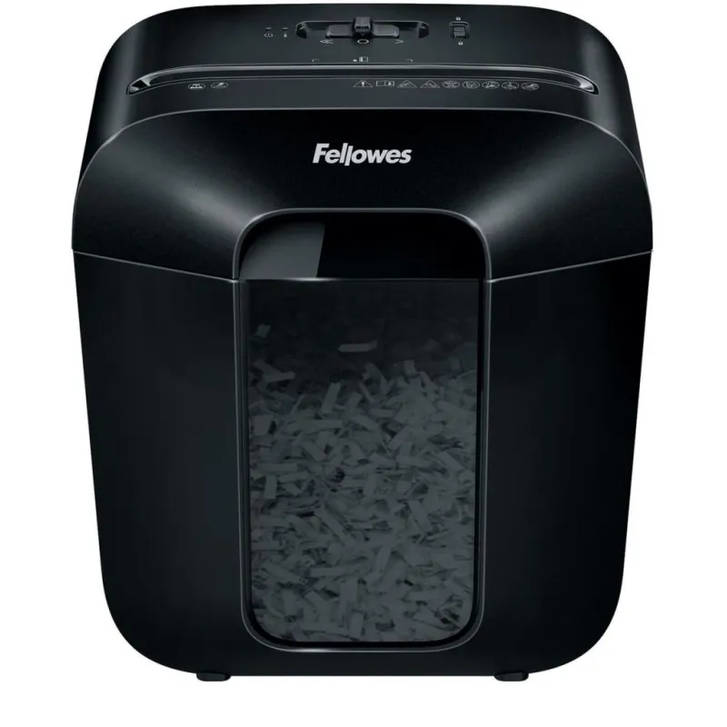 Destructeur de Documents Fellowes LX-50 / Coupe Croisée / Noir