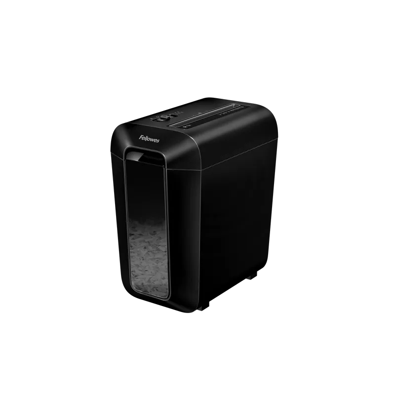 Destructeur Powershred de Documents Fellowes LX-65 / Coupe Croisée / Noir