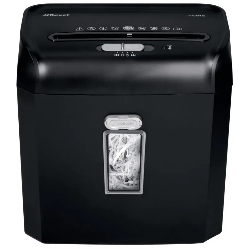 Destructeur Rexel Promax RPS812 coupe droite