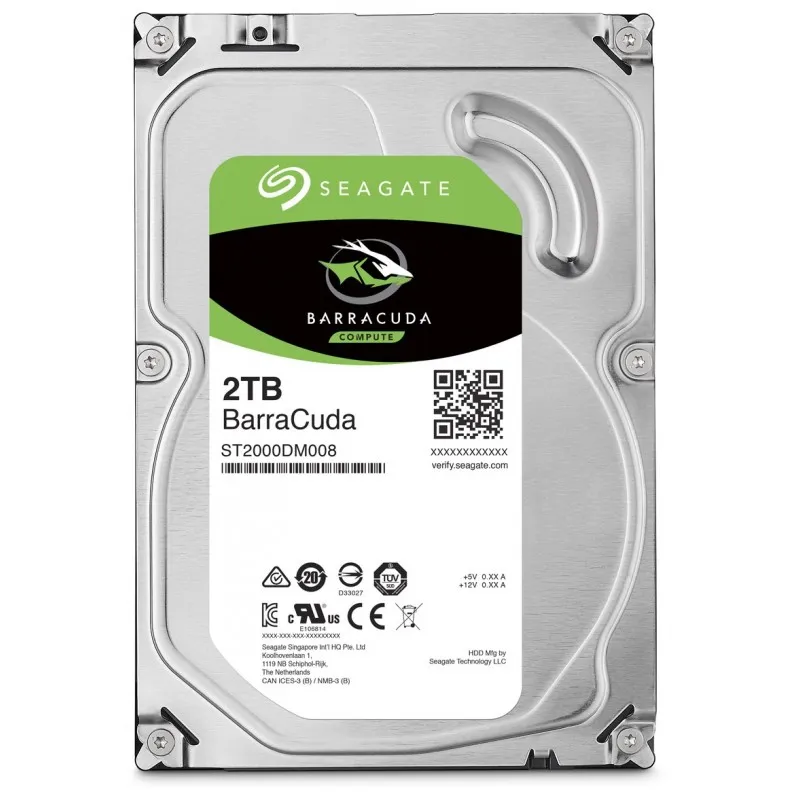 Disque Dur Interne 3.5" Seagate Barracuda 2 To