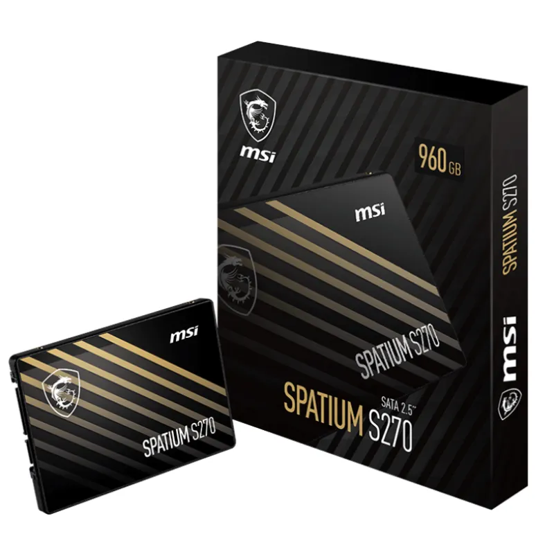 Disque Dur Interne SSD MSI SPATIUM S270 SATA 2.5" / 960 Go