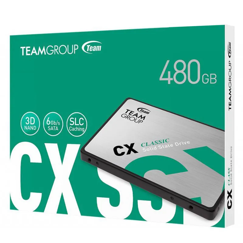 Disque SSD Interne TeamGroup CX1 480 Go 2.5" SATA III