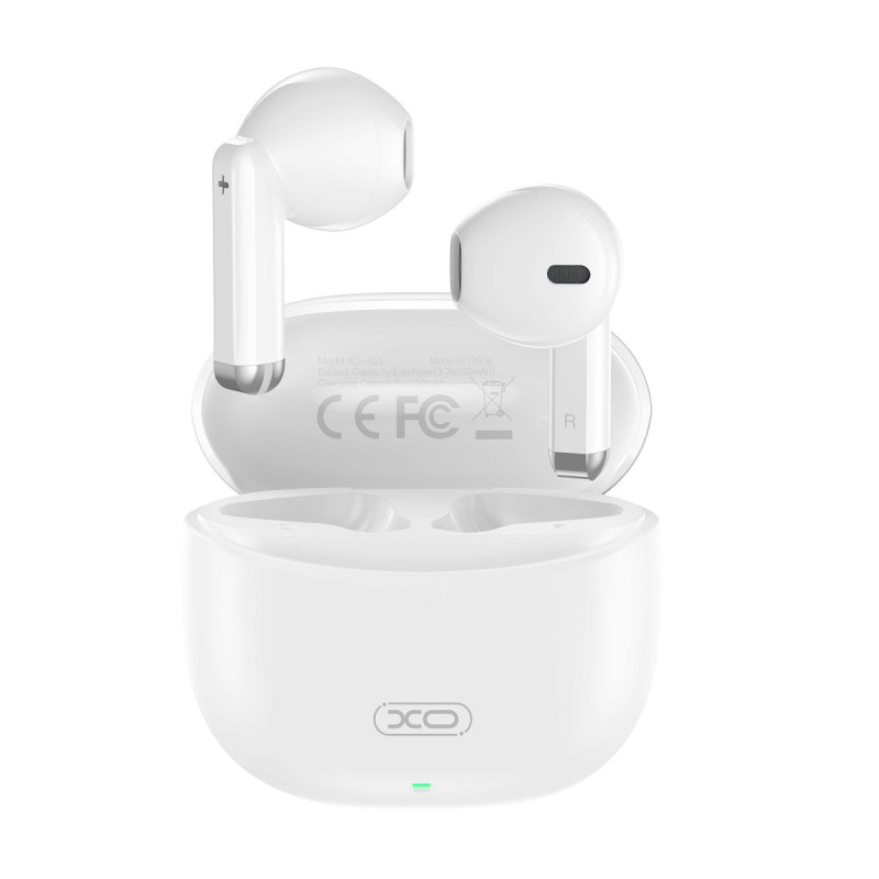 Écouteurs Bluetooth XO X33 TWS blanc