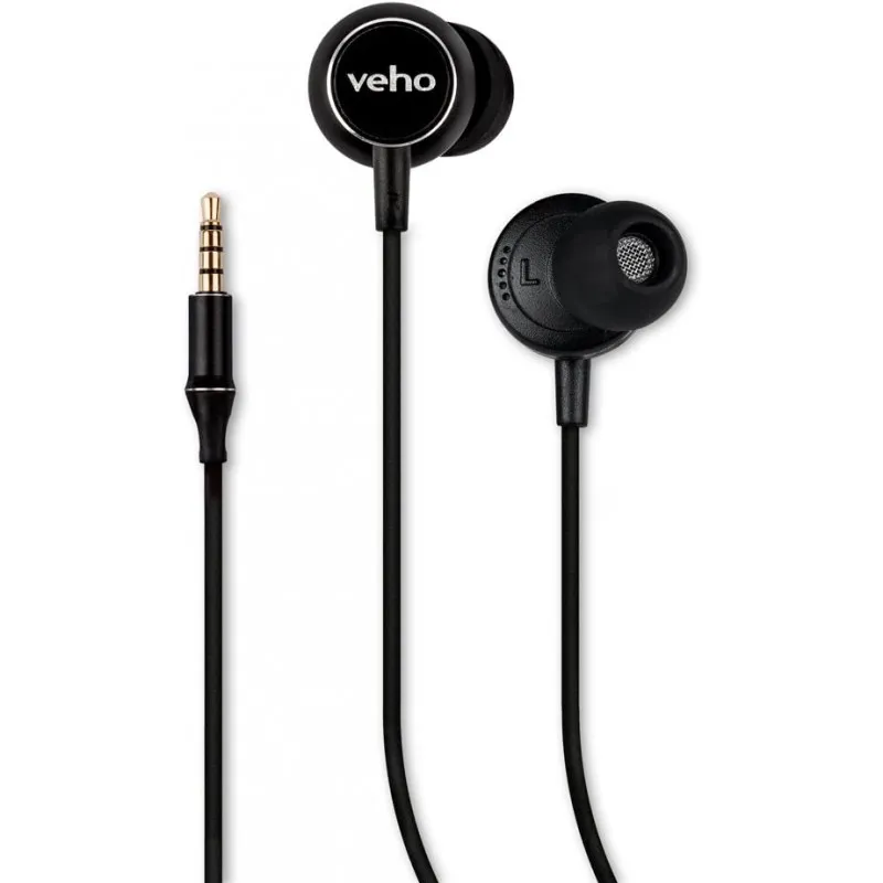 Ecouteurs intra-auriculaires avec Micro Veho Z3 / Noir