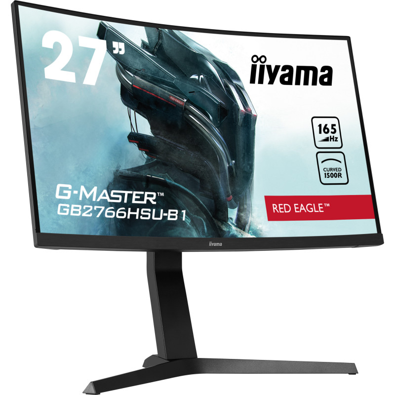 Écran Gamer Incurvé Iiyama G-MASTER GB2766HSU-B1 27" Full HD VA / 165 Hz / Noir