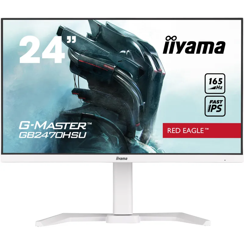 Écran gaming iiyama G-MASTER GB2470HSU-W5 24" IPS Full HD / 165 Hz / Blanc