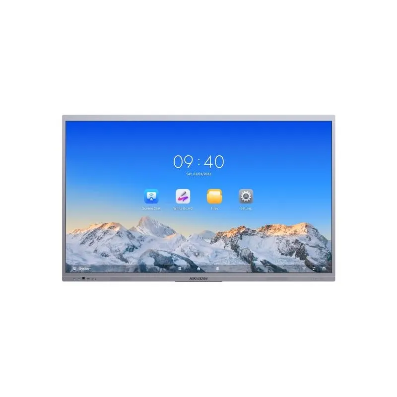 Écran interactif Tactile Hikvision DS-D5C86RB/A 86" 4K VA / 60 Hz / Android /  8 Go / 128 Go / Noir
