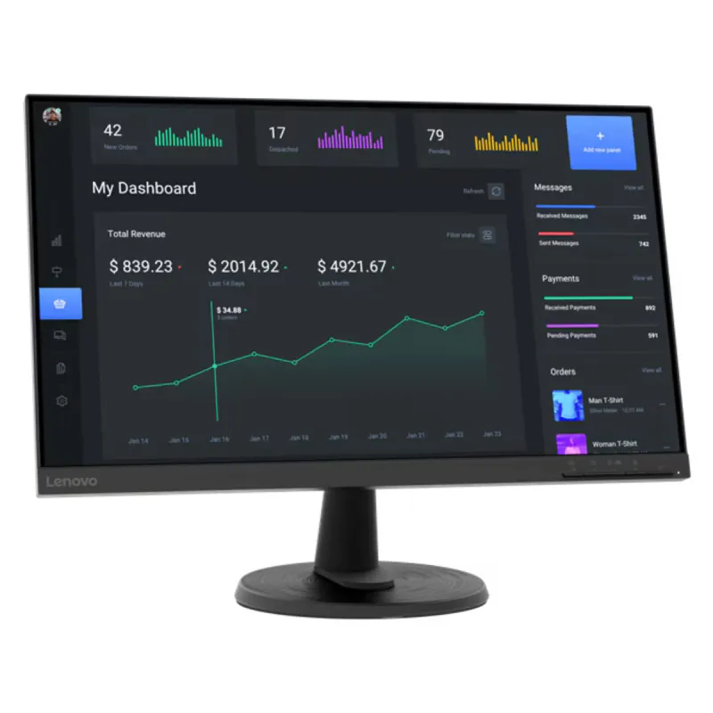 Écran Lenovo Lenovo C24-40 24" LED Full HD VA / 75 Hz / Noir