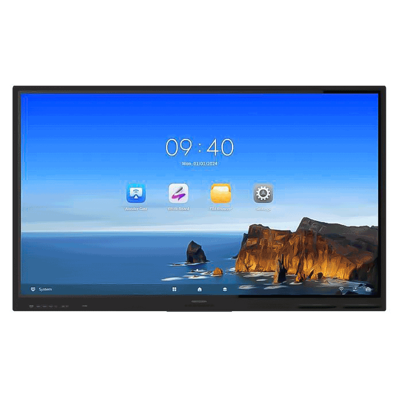 ÉCRAN PLAT INTERACTIF HIKVISION 75" 4K ANDROID 13 8GB/64GB 2*HDMI/TYPE-C