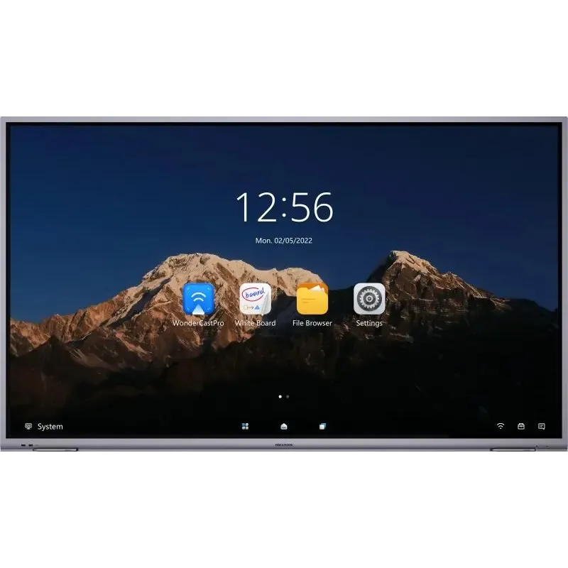 Ecran Plat Interactif Hikvision Ultra HD 4K Tactile / 75"